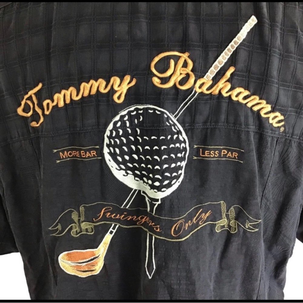 Tommy Bahama 100% silk Swingers Shirt